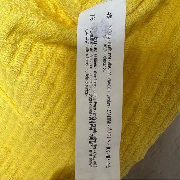 Zara Yellow Romper Skort Wrap Up, size small - Picture 14 of 16